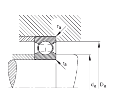  6205-C, ڲṹC  DIN 625-1 ׼Ҫߴ