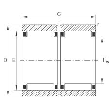  RNAO45X62X40-ZW-ASR1, ޵ߣ˫