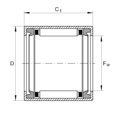 ʽѹȦ SCE810-PP, ˫ഽܷ⣬ ABMA 18.2 - 1982Ӣ