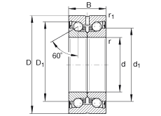 ǽӴ ZKLN50110-2RS, ˫ഽܷ