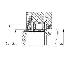 Բ NU338-E-M1,  DIN 5412-1 ׼Ҫߴ, Ƕλ, ɷ, ּ