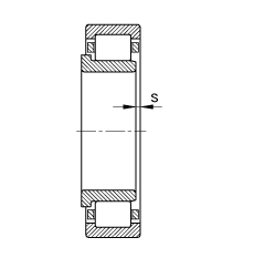 Բ NJ2240-E-M1,  DIN 5412-1 ׼Ҫߴ, 붨λ, ɷ, ּ