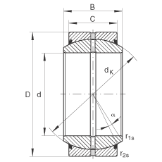 ؽ GE260-DO-2RS,  DIN ISO 12 240-1 ׼, άഽܷ