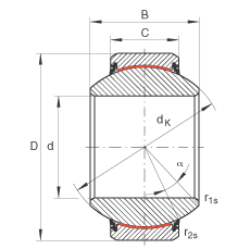 ؽ GE70-FW-2RS,  DIN ISO 12 240-1 ׼, άഽܷ