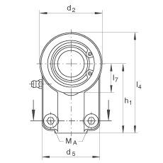 Һѹ˶ GIHNRK12-LO,  DIN ISO 12 240-4 ׼Ƽнװãά