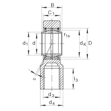 Һѹ˶ GIHNRK80-LO,  DIN ISO 12 240-4 ׼Ƽнװãά