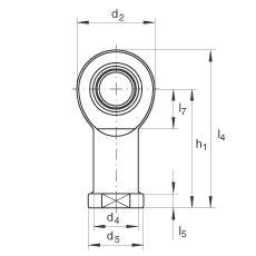 ˶ GIL70-UK-2RS,  DIN ISO 12 240-4 ׼ƣάഽܷ