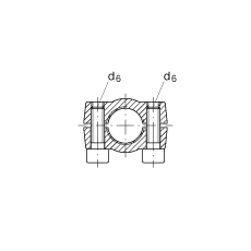 Һѹ˶ GIHRK40-DO,  DIN ISO 12 240-4 ׼Ƽнװãά