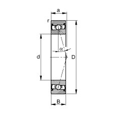  HSS7019-C-T-P4S, ڣɶ԰װӴ  = 15㣬ഽܷ⣬ǽӴϹ