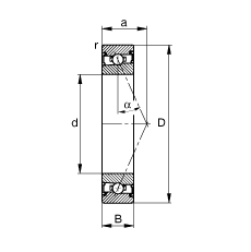  HSS71902-E-T-P4S, ڣɶ԰װӴ  = 25㣬ഽܷ⣬ǽӴƹ