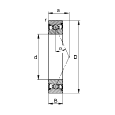  HCS71924-E-T-P4S, ڣɶԻԪװӴ  = 25㣬ഽܷ⣬ǽӴƹ