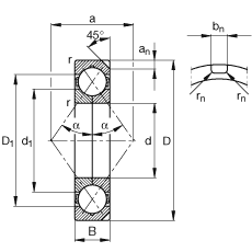 ĵӴ QJ236-N2-MPA,  DIN 628-4 Ҫߴ磬 ԲжʷȦֹ