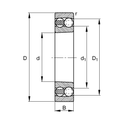 Ե 2317-K-M-C3,  DIN 630 ׼Ҫߴ, ׶ף׶ 1:12