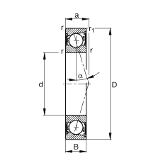  B7202-C-2RSD-T-P4S, ڣɶ԰װӴ  = 15㣬ഽܷ⣬ǽӴϹ