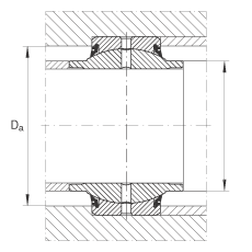 ؽ GE60-HO-2RS,  DIN ISO 12 240-1 ׼, άഽܷ