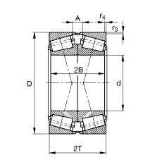 Բ׶ 31316-N11CA,  DIN ISO 355 / DIN 720 ׼Ҫߴ磬ɷ룬XͳɶԲãڲ϶