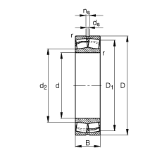 Ĺ 23030-E1A-M,  DIN 635-2 ׼Ҫߴ