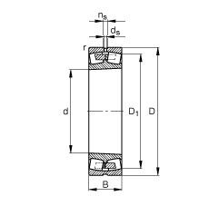 Ĺ 23144-B-K-MB,  DIN 635-2 ׼Ҫߴ, ׶ף׶ 1:12