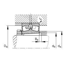 Ĺ 23148-B-K-MB + H3148X,  DIN 635-2 ׼Ҫߴ, ׶׺ͽ